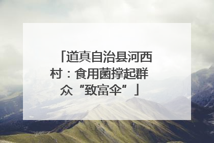 道真自治县河西村：食用菌撑起群众“致富伞”