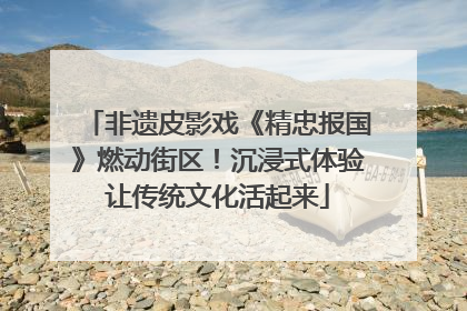 非遗皮影戏《精忠报国》燃动街区！沉浸式体验让传统文化活起来