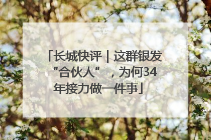 长城快评｜这群银发“合伙人”，为何34年接力做一件事
