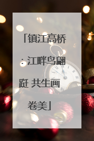镇江高桥：江畔鸟翩跹 共生画卷美