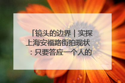 镜头的边界｜实探上海安福路街拍现状：只要答应一个人的拍摄要求，其他人就会蜂拥而上