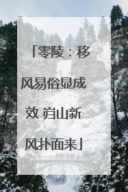 零陵：移风易俗显成效 岿山新风扑面来