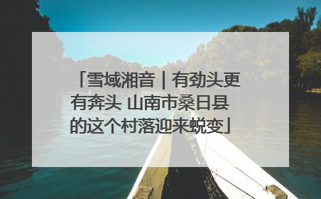 雪域湘音｜有劲头更有奔头 山南市桑日县的这个村落迎来蜕变