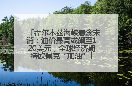 霍尔木兹海峡悬念未消：油价最高或飙至120美元，全球经济期待欧佩克“加油”