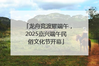 龙舟竞渡耀端午，2025嘉兴端午民俗文化节开幕