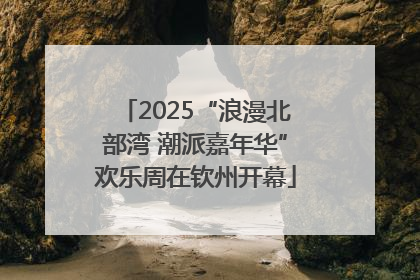 2025“浪漫北部湾 潮派嘉年华”欢乐周在钦州开幕