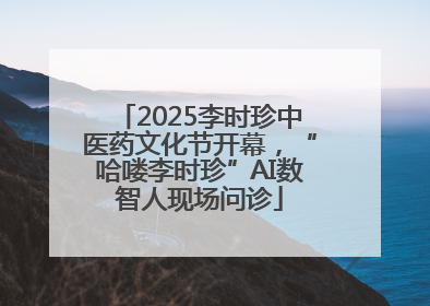 2025李时珍中医药文化节开幕，“哈喽李时珍”AI数智人现场问诊