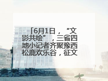 6月1日，“文影共绘”，三省四地小记者齐聚豫西松鹿欢乐谷，征文暨短视频大赛精彩启幕！
