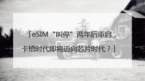 eSIM“叫停”两年后重启，卡槽时代即将迈向芯片时代？